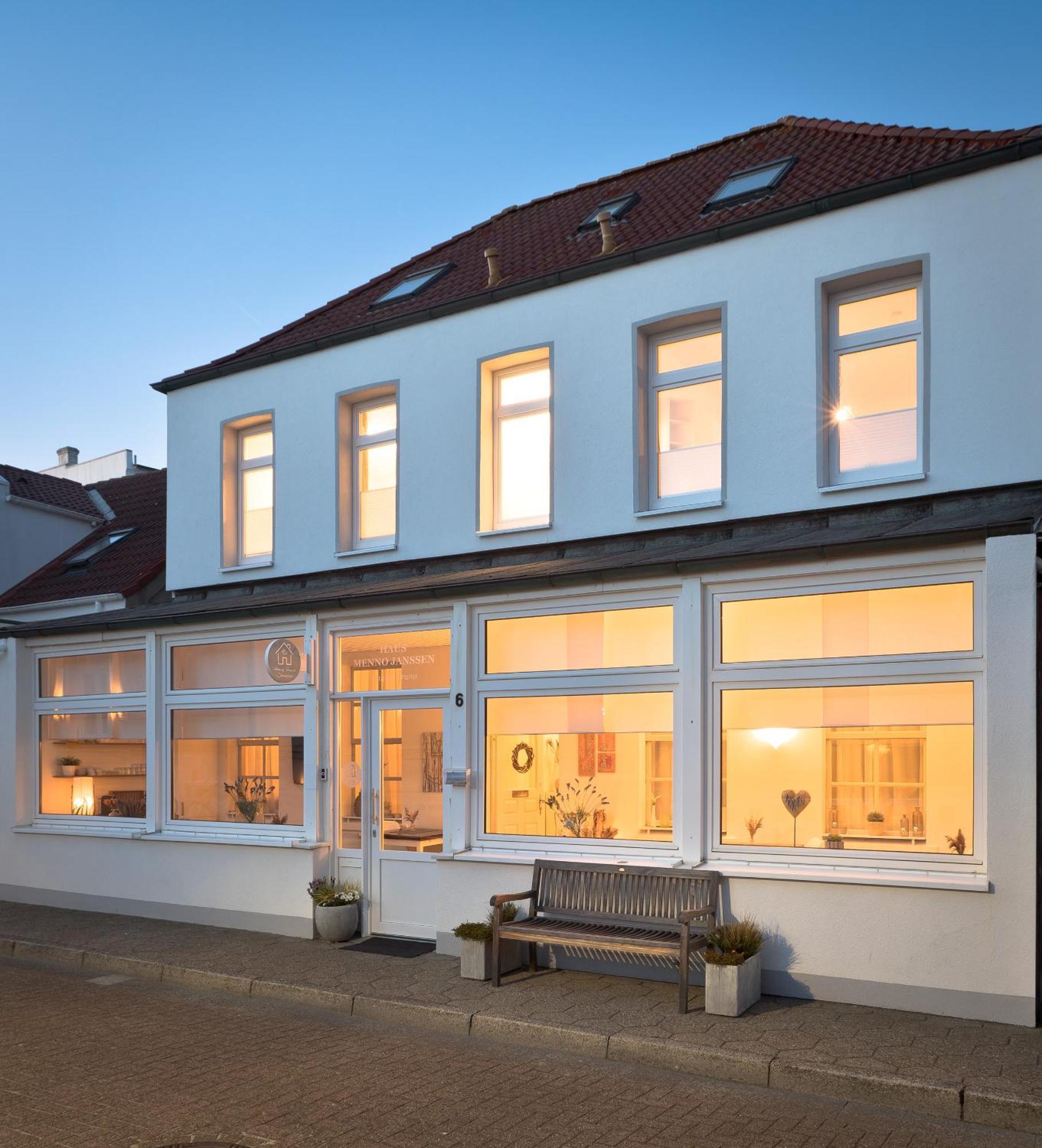 Haus Menno Janssen - Doppelzimmer ノルダーナイ エクステリア 写真
